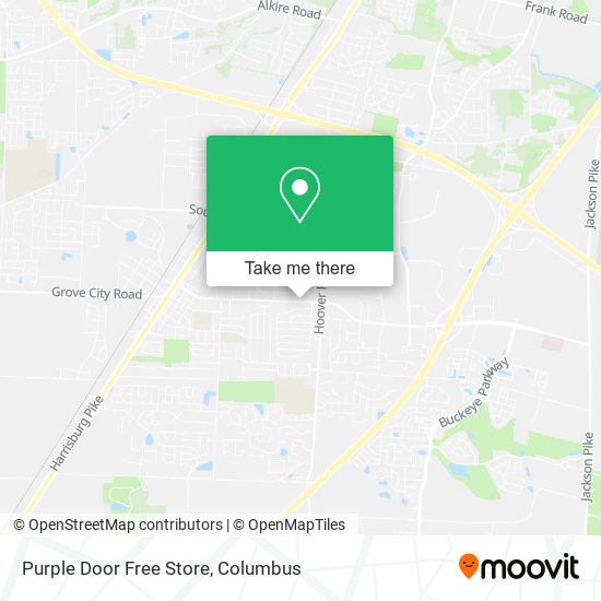 Purple Door Free Store map