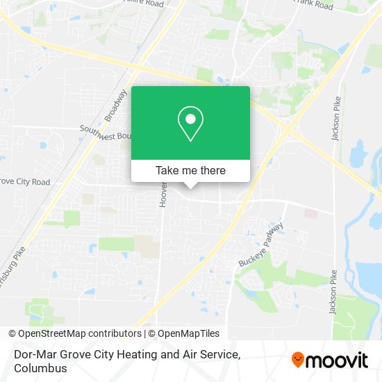 Mapa de Dor-Mar Grove City Heating and Air Service