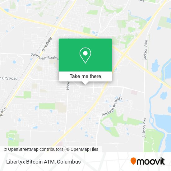Mapa de Libertyx Bitcoin ATM