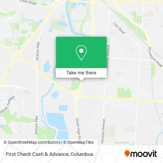 Mapa de First Check Cash & Advance