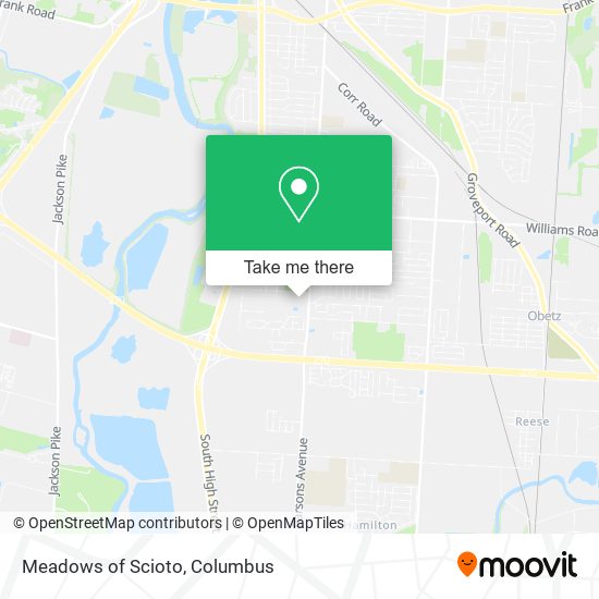 Mapa de Meadows of Scioto