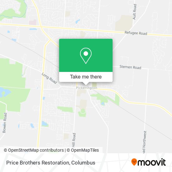 Price Brothers Restoration map