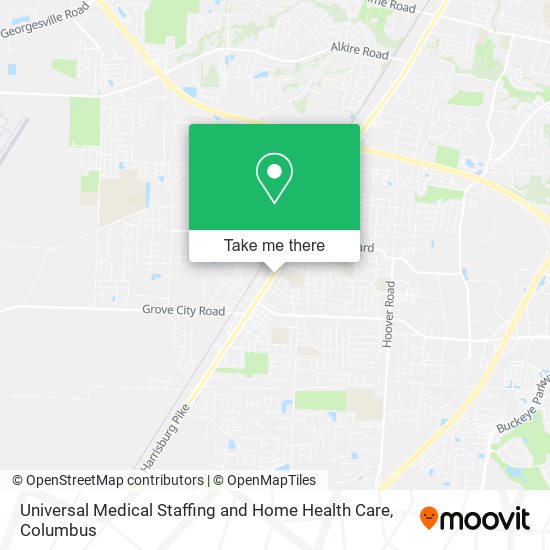 Mapa de Universal Medical Staffing and Home Health Care