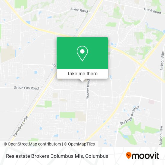 Realestate Brokers Columbus Mls map