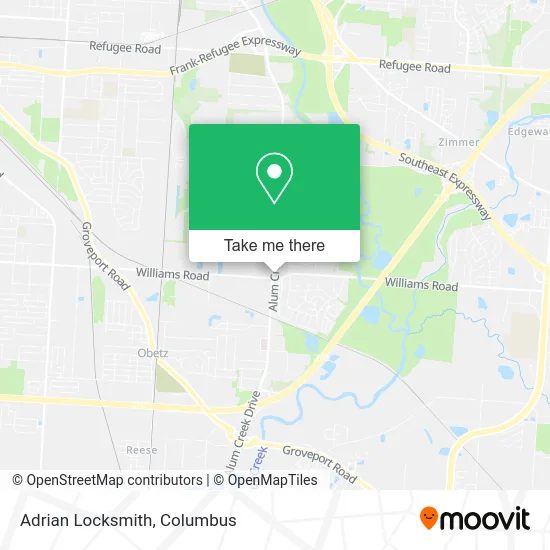 Adrian Locksmith map