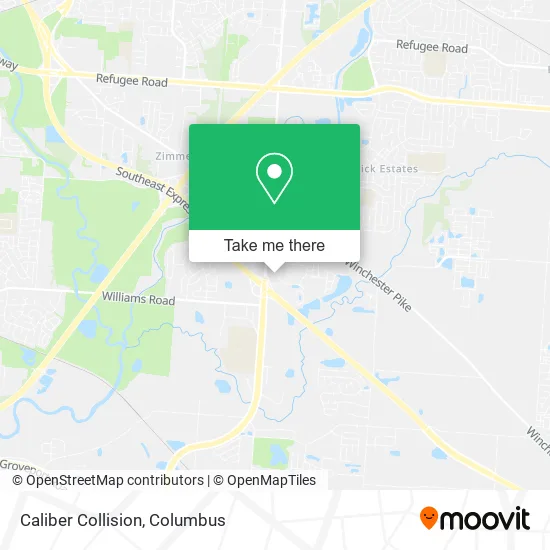 Caliber Collision map