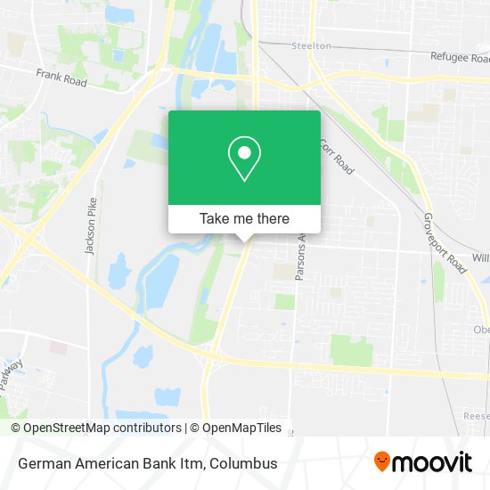 Mapa de German American Bank Itm