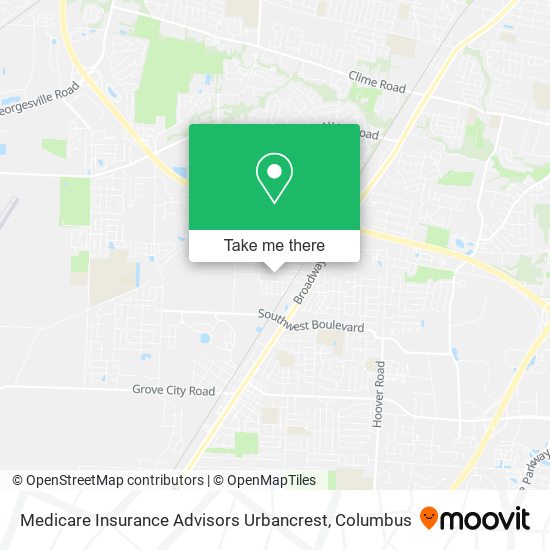 Medicare Insurance Advisors Urbancrest map