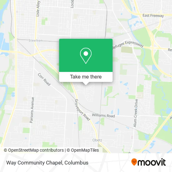 Way Community Chapel map
