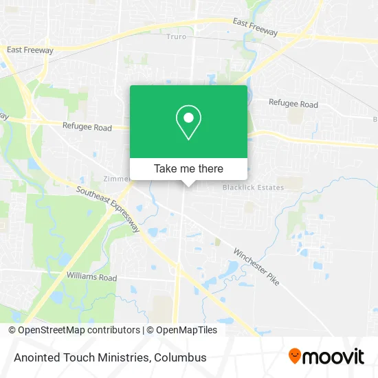 Mapa de Anointed Touch Ministries