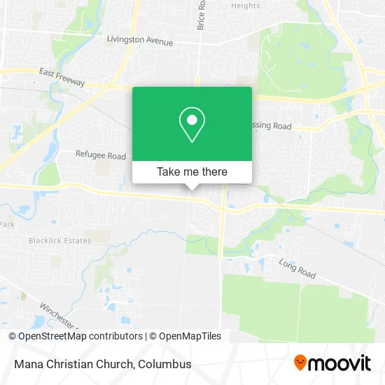 Mana Christian Church map