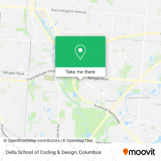Mapa de Della School of Coding & Design