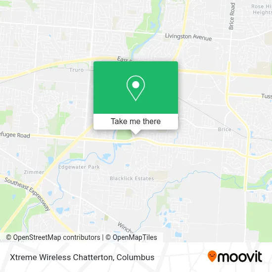 Xtreme Wireless Chatterton map