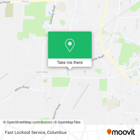 Mapa de Fast Lockout Service