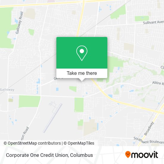 Mapa de Corporate One Credit Union