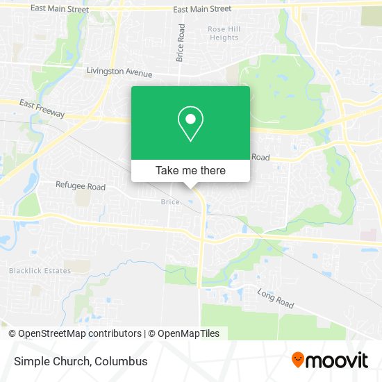 Simple Church map