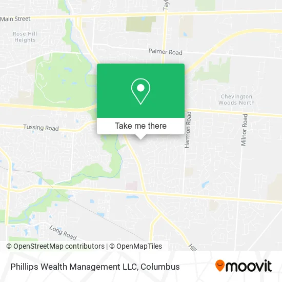 Phillips Wealth Management LLC map