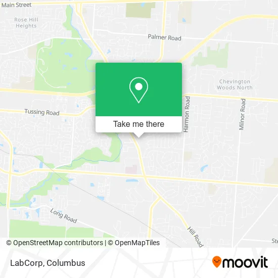 LabCorp map