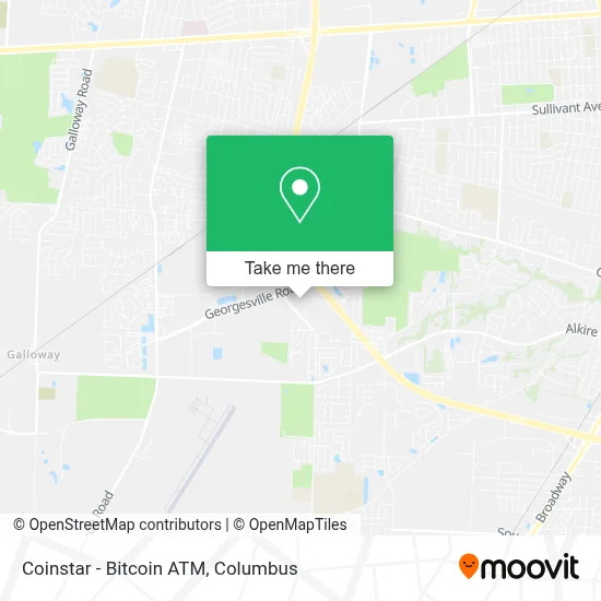 Coinstar - Bitcoin ATM map