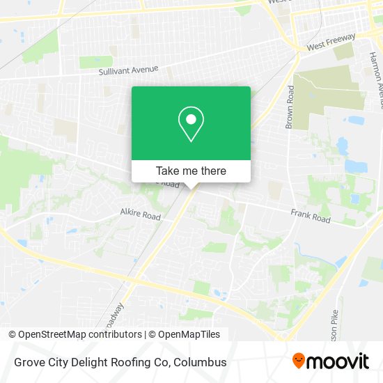 Grove City Delight Roofing Co map