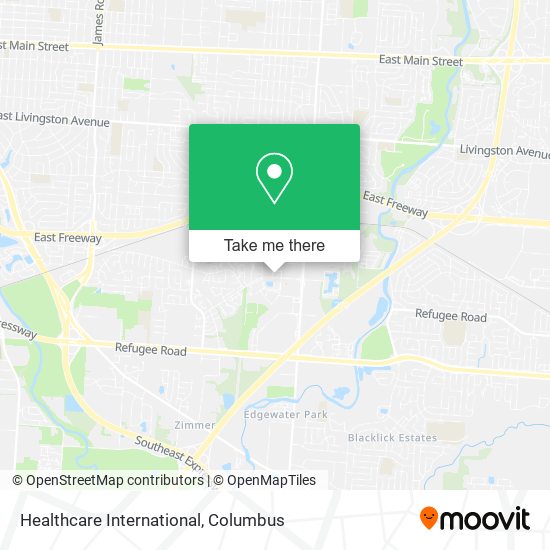 Healthcare International map