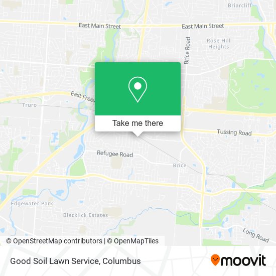 Good Soil Lawn Service map