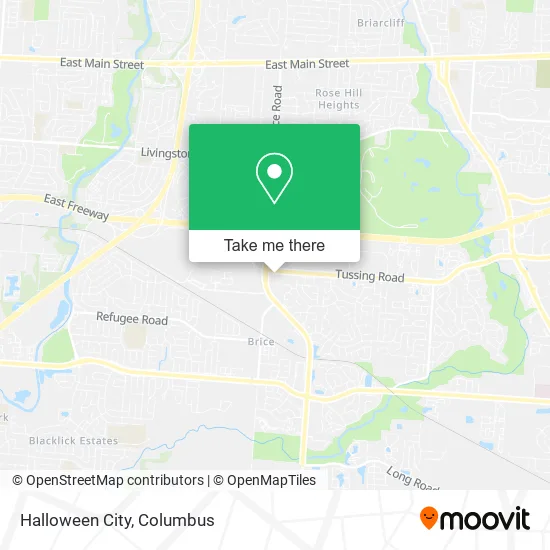 Halloween City map