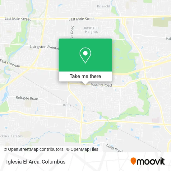 Mapa de Iglesia El Arca