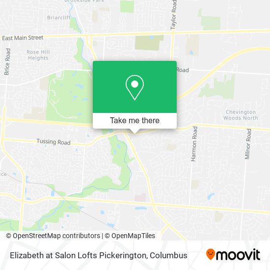 Elizabeth at Salon Lofts Pickerington map