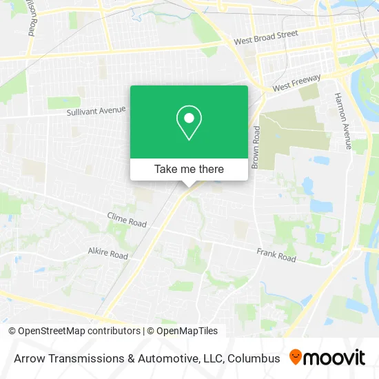 Arrow Transmissions & Automotive, LLC map