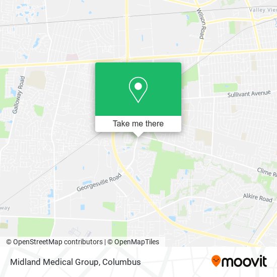 Midland Medical Group map