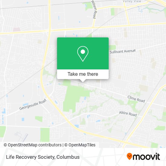 Life Recovery Society map