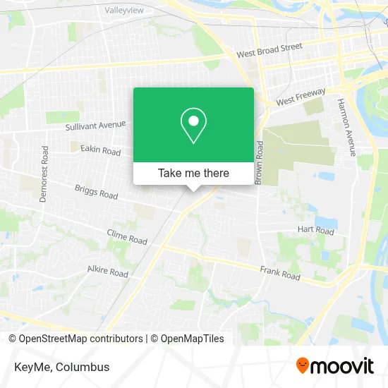 KeyMe map
