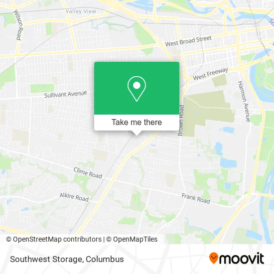 Mapa de Southwest Storage