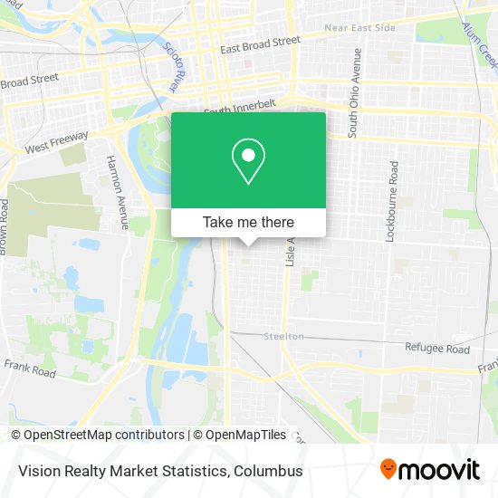 Vision Realty Market Statistics map