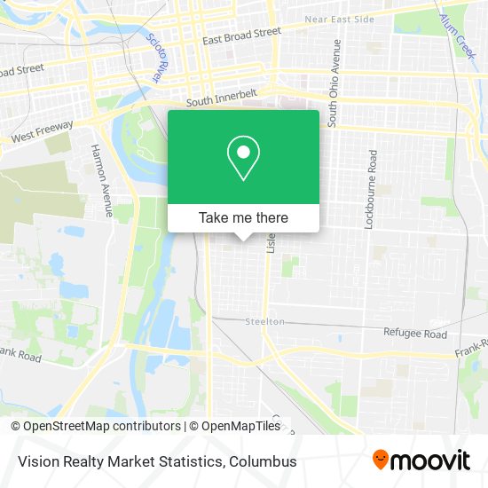 Vision Realty Market Statistics map