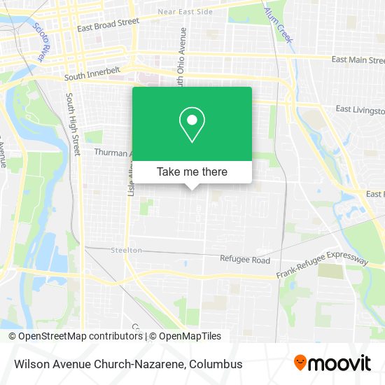 Wilson Avenue Church-Nazarene map