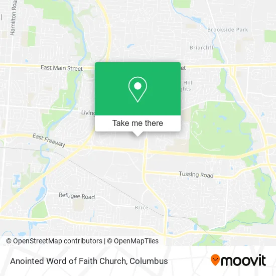 Mapa de Anointed Word of Faith Church