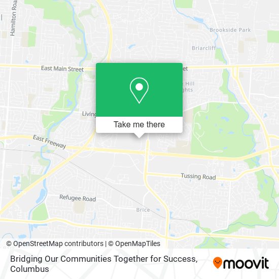 Bridging Our Communities Together for Success map