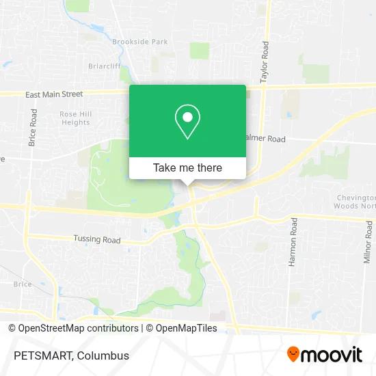 PETSMART map