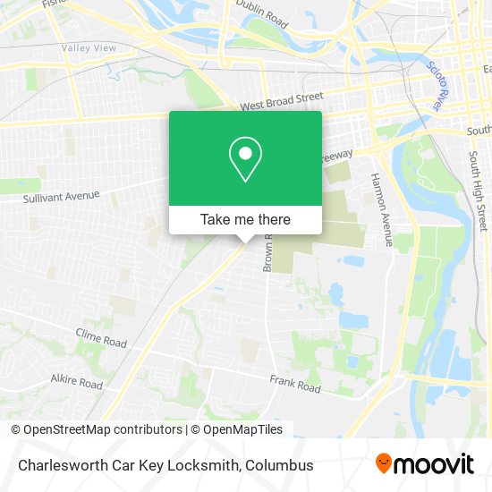 Mapa de Charlesworth Car Key Locksmith