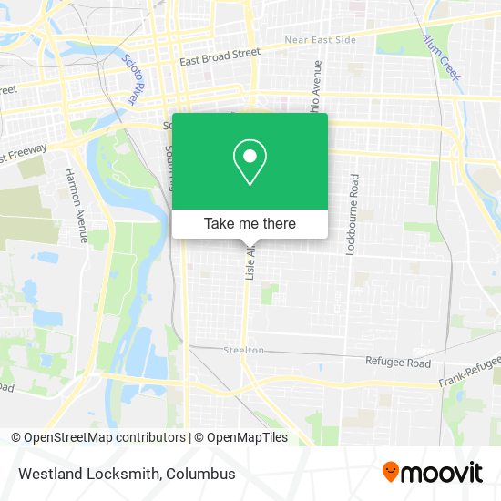 Westland Locksmith map