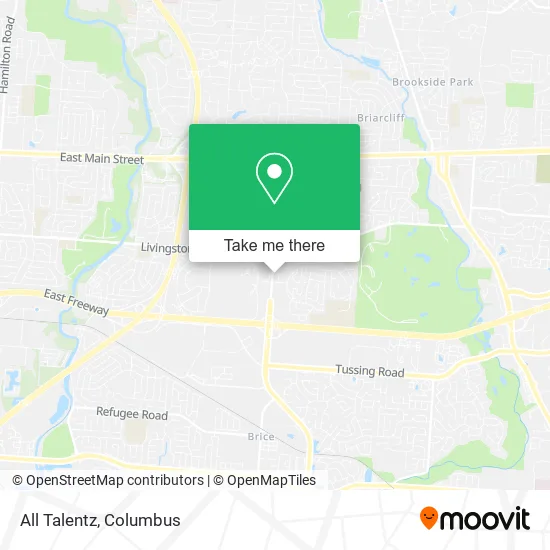 All Talentz map