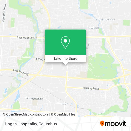 Hogan Hospitality map