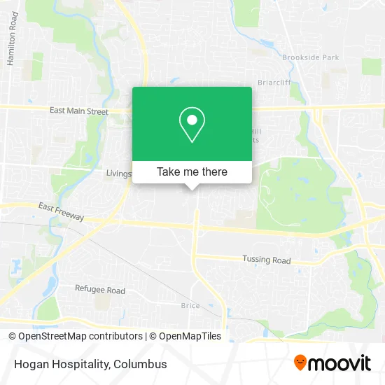 Hogan Hospitality map