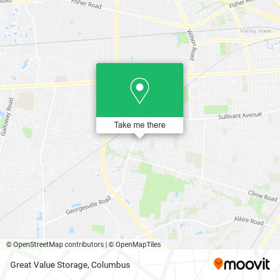 Great Value Storage map