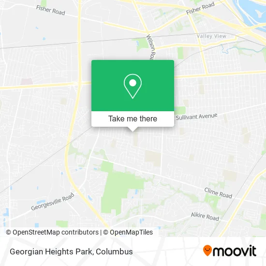 Georgian Heights Park map