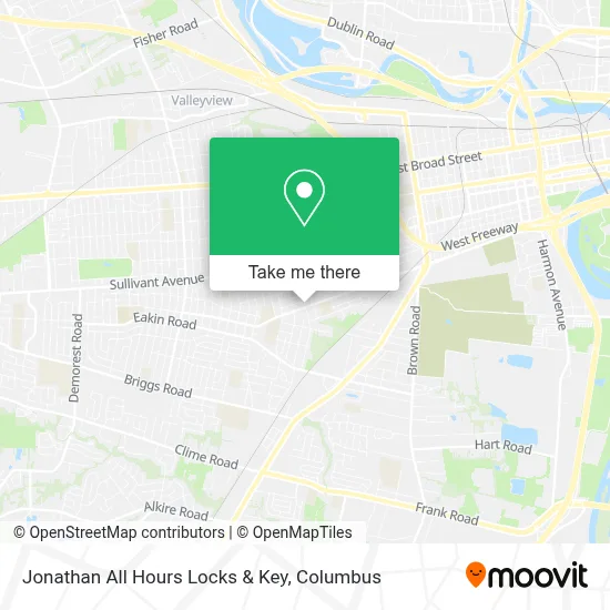 Jonathan All Hours Locks & Key map
