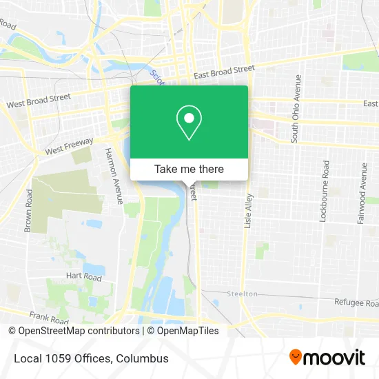 Local 1059 Offices map