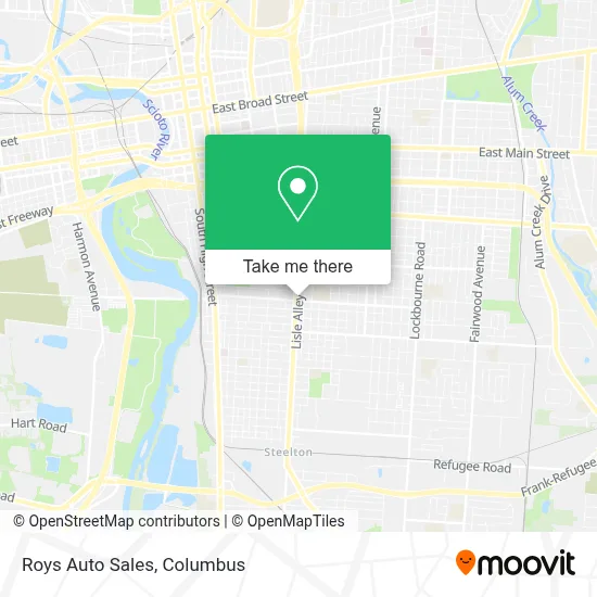 Roys Auto Sales map